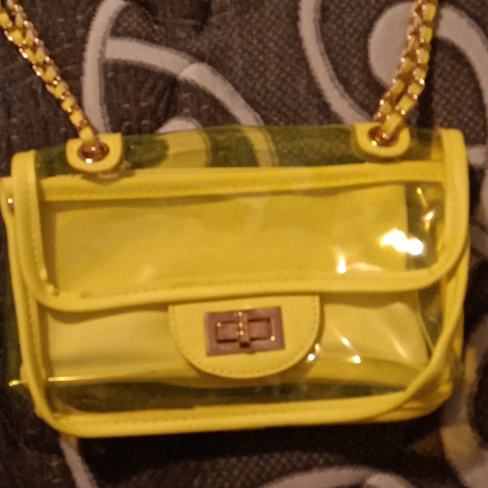 Yellow  handbag